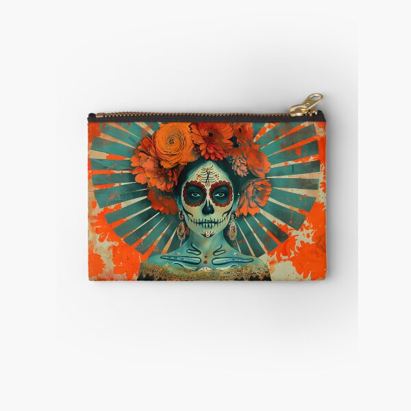 Item preview, Colorful floral headpiece art with abstract background designed and sold by Artessie.