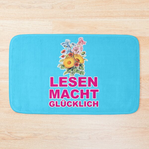 Item preview, Reading makes you happy, quote for bookworms designed and sold by Mauswohn.