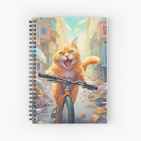 Item preview, Cat rides a bike designed and sold by PixelParadies.