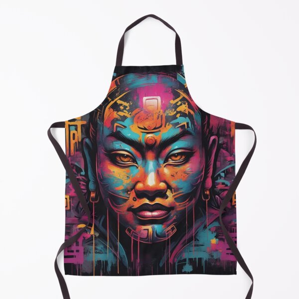 Item preview, Buddhist Graffiti, Colorful Street Art, Japanese designed and sold by Burn-Ego.