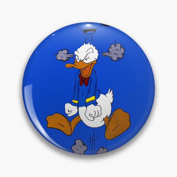 Item preview, Donald Duck - Blue background designed and sold by Art-by-Lark.