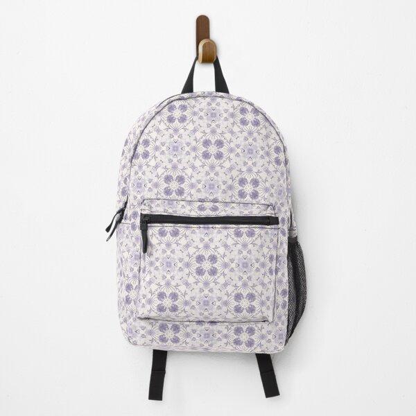 Item preview, flower, violet, white, abstract, seamless pattern design designed and sold by LuckyColor.