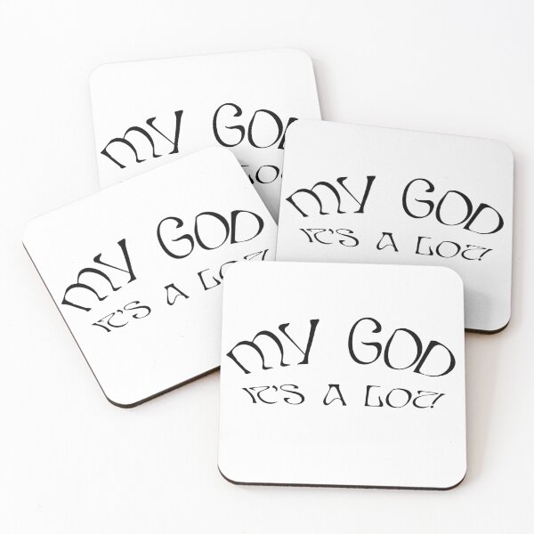 Item preview, AURORA My God It's A Lot - black text designed and sold by incloudines.