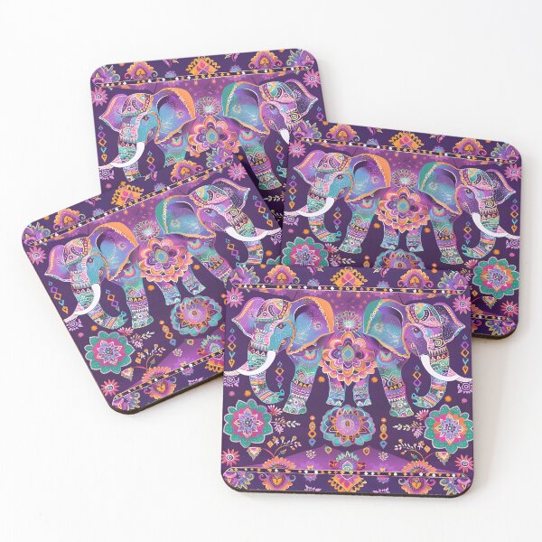 Item preview, "Elephant Elegance: A Tapestry of Trunks" designed and sold by Art-Vortex-fr.