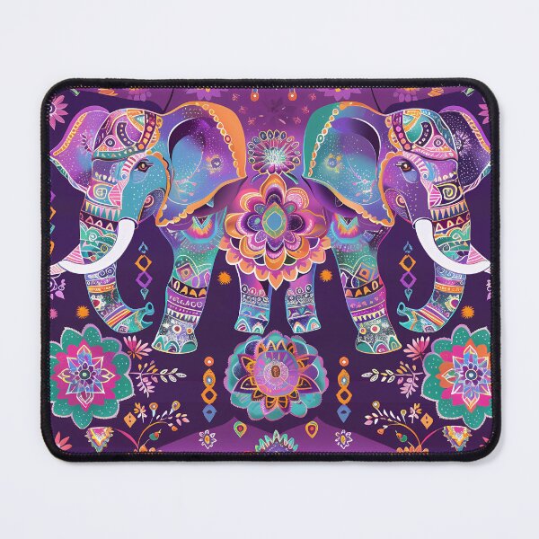 Item preview, "Elephant Elegance: A Tapestry of Trunks" designed and sold by Art-Vortex-fr.