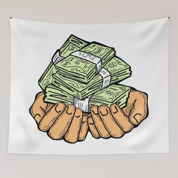 Item preview, Big money flying to you for wealth and prosperity designed and sold by RukkiZukkiArt.