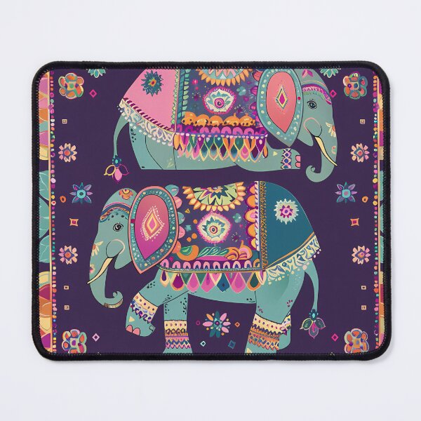 Item preview, "Elephant Elegance: A Tapestry of Trunks" designed and sold by Art-Vortex-fr.
