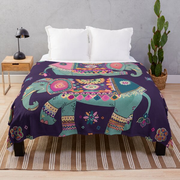 Item preview, "Elephant Elegance: A Tapestry of Trunks" designed and sold by Art-Vortex-fr.