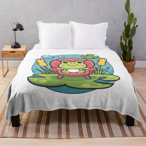 Item preview, Cute Frog Sitting In Chair designed and sold by Maikokol.