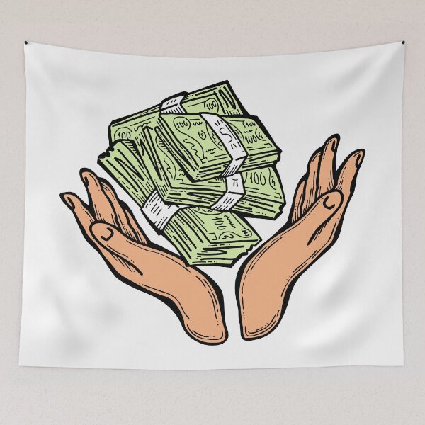 Item preview, Big money flying to you for wealth and prosperity designed and sold by RukkiZukkiArt.