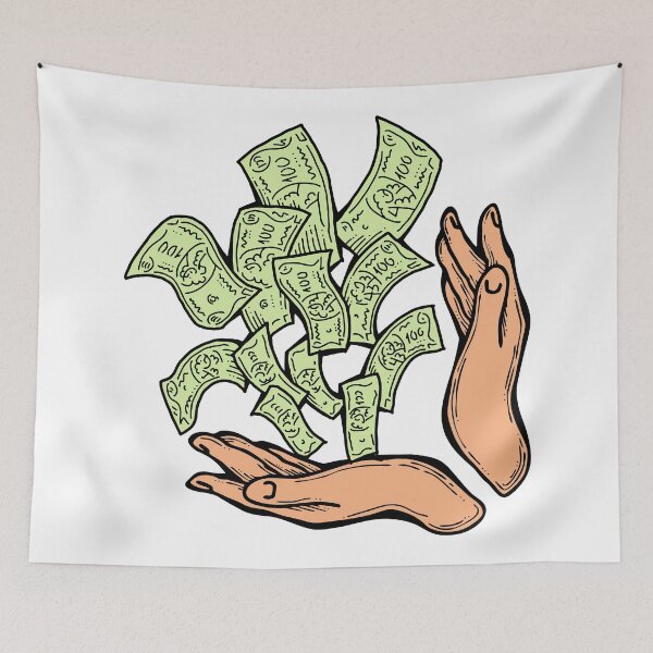 Item preview, Big money flying to you for wealth and prosperity designed and sold by RukkiZukkiArt.