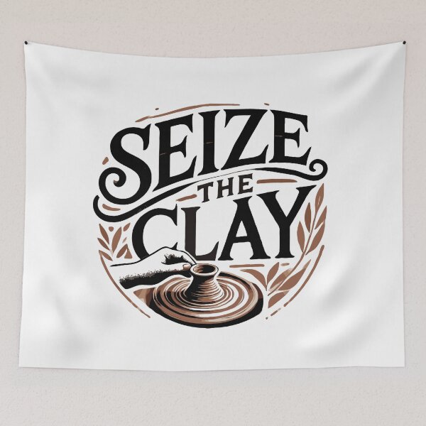 Item preview, Seize The Clay - Pottery Humor designed and sold by TeesYouWant.