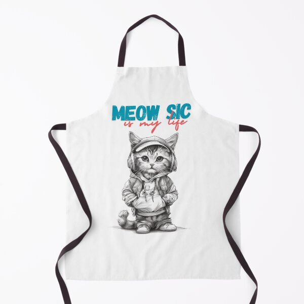 Item preview, Meowsic is my life designed and sold by Foxxys.