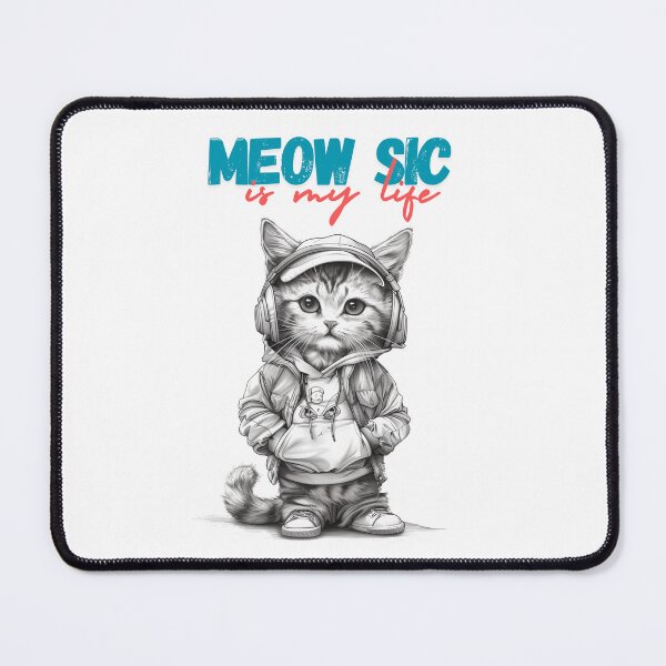 Item preview, Meowsic is my life designed and sold by Foxxys.