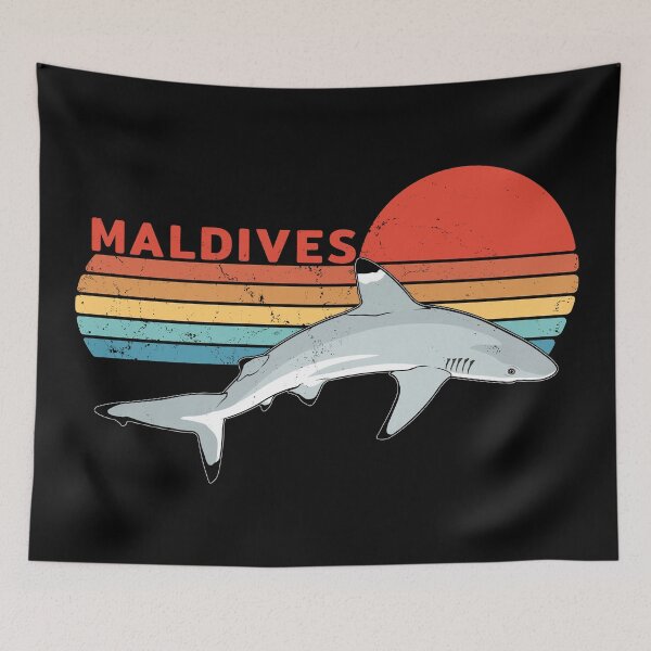 Item preview, Maldives Blacktip Reef Shark designed and sold by NicGrayGraphic.