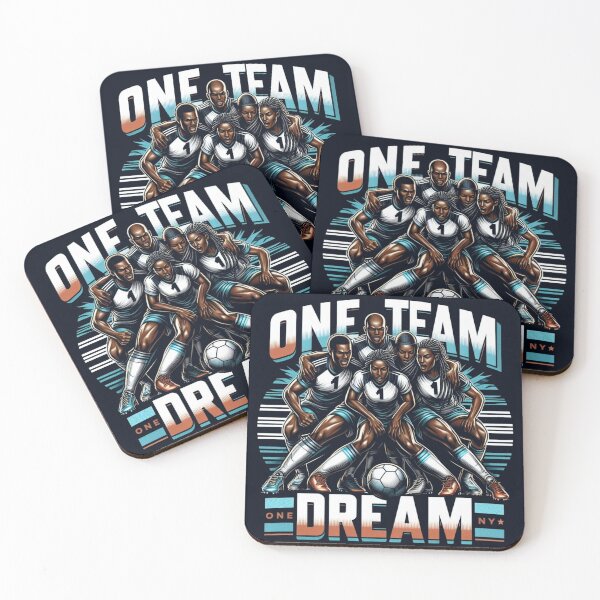 Item preview, One Team One Dream | Football D4 designed and sold by dudeism.