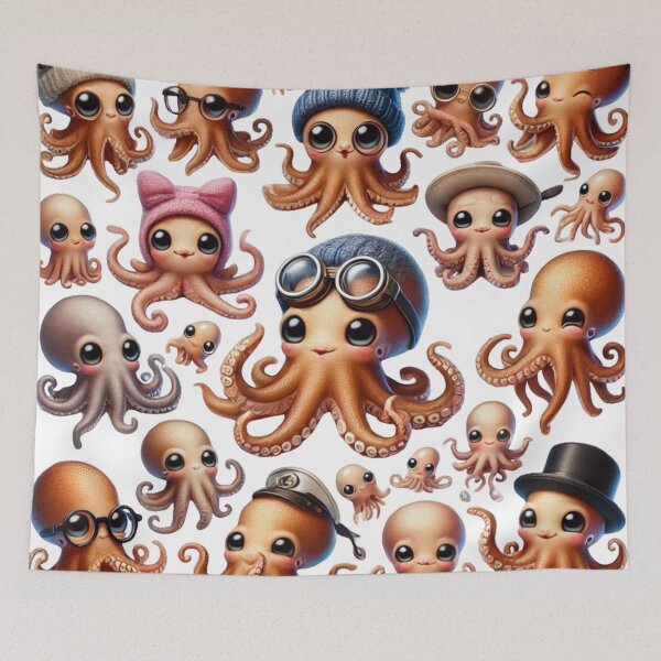 Item preview, Mini octopuses designed and sold by FusiTink.