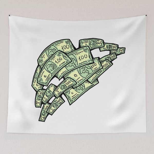 Item preview, Big money flying to you for wealth and prosperity designed and sold by RukkiZukkiArt.