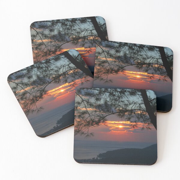 Item preview, Akyaka Landscape and Tree Silhouette Sunset designed and sold by taiche.