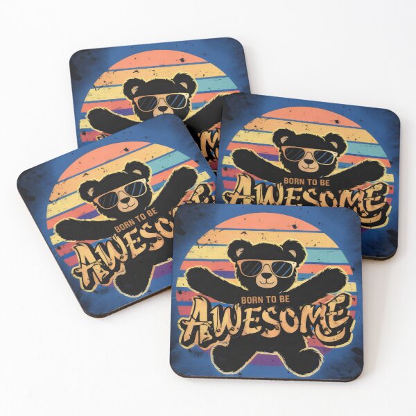 Item preview, Retro bear. designed and sold by MyHappyArtShop.