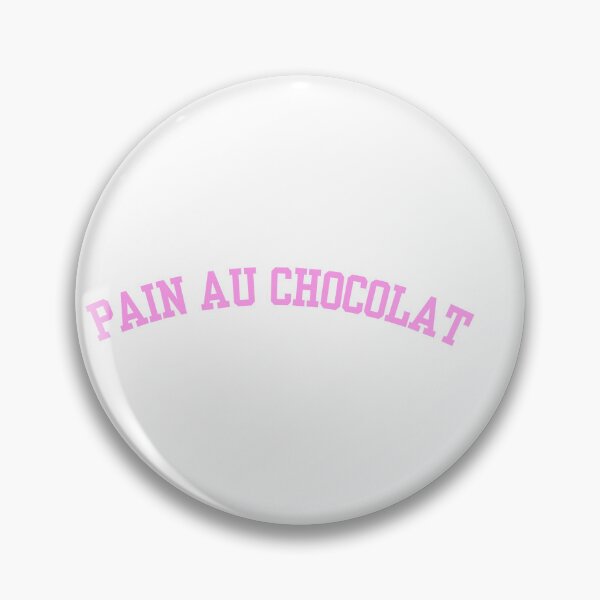 Item preview, Pain Au Chocolat pink collegiate print  designed and sold by Nicklambert.