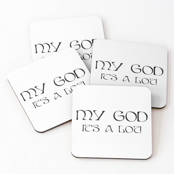 Item preview, AURORA My God It's A Lot - black text straight designed and sold by incloudines.