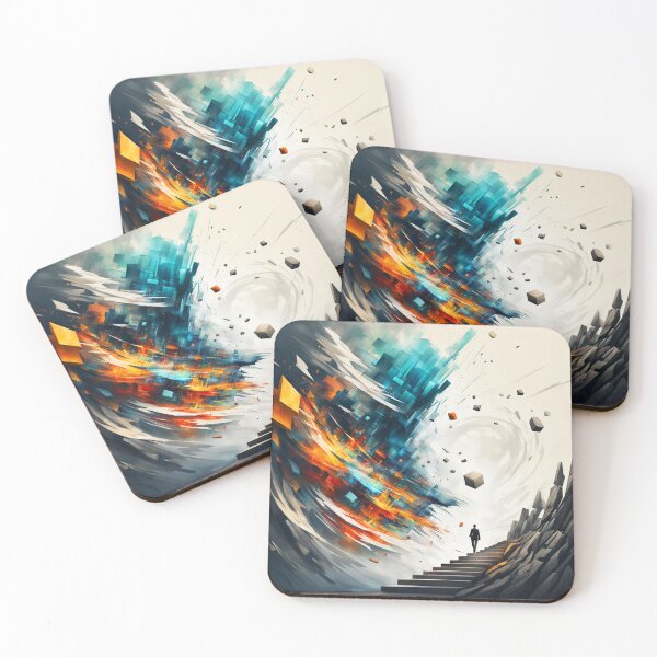 Item preview, Stairway To Possibilities, Abstract Art designed and sold by Burn-Ego.