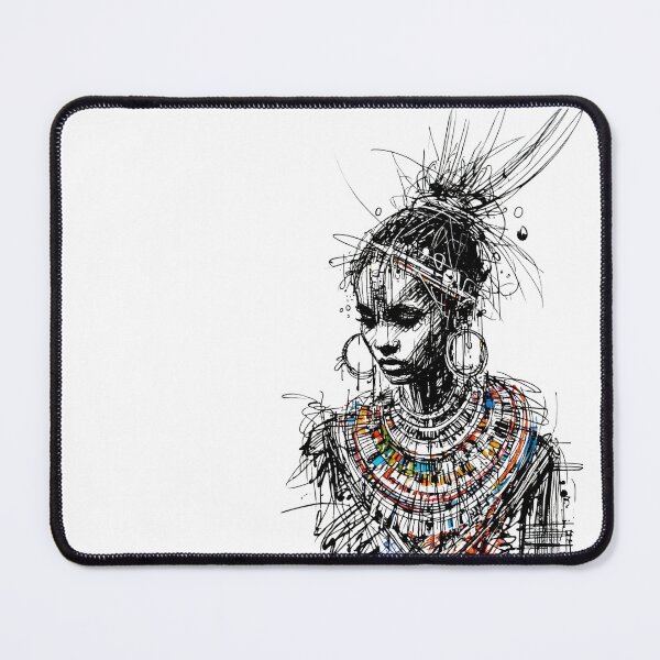 Item preview, Tribal Heritage-Maasai Woman designed and sold by Blink Art Studio.