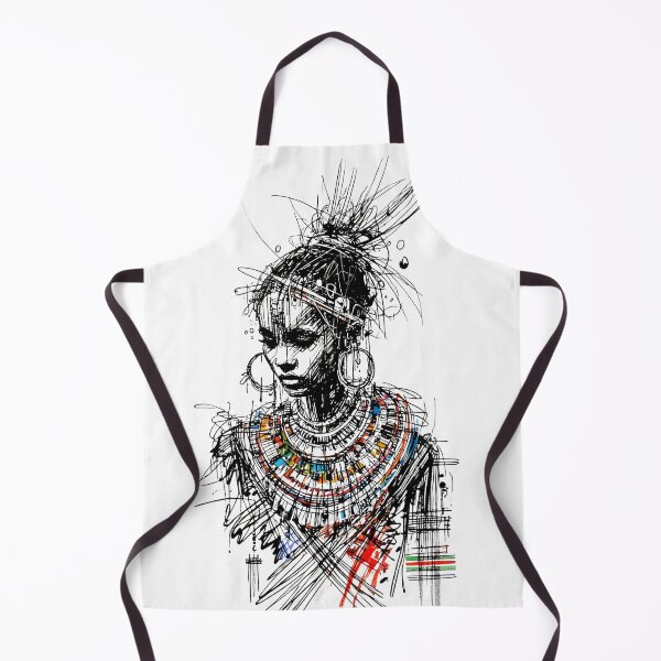 Item preview, Tribal Heritage-Maasai Woman designed and sold by Blink Art Studio.