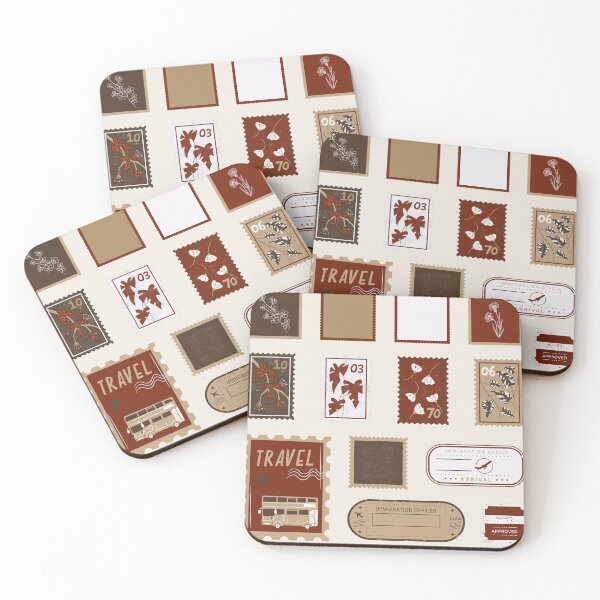 Item preview, Beige Burgundy Aesthetic - Journaling Sticker Sheet designed and sold by Andreria.