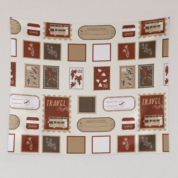 Item preview, Beige Burgundy Aesthetic - Journaling Sticker Sheet designed and sold by Andreria.