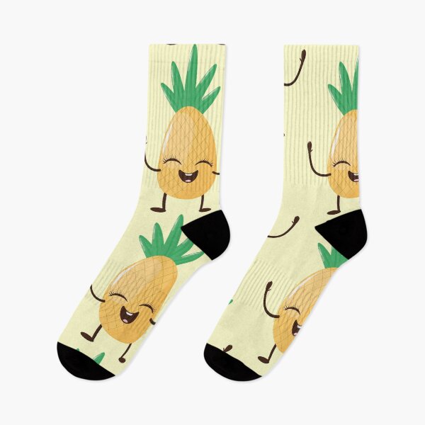 Item preview, Cute pineapple character in kawaii style designed and sold by IrinaCuteLab.