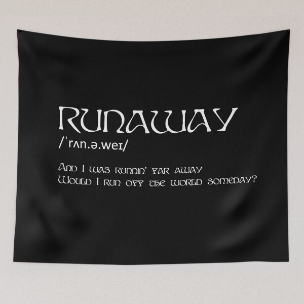 Item preview, AURORA Runaway - white text designed and sold by incloudines.