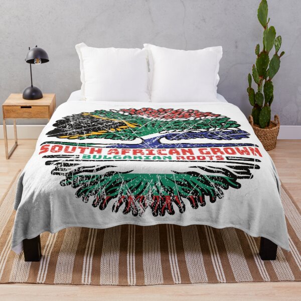 Item preview, Bulgaria Bulgarian South African South Africa Tree Roots Flag designed and sold by FlagX.