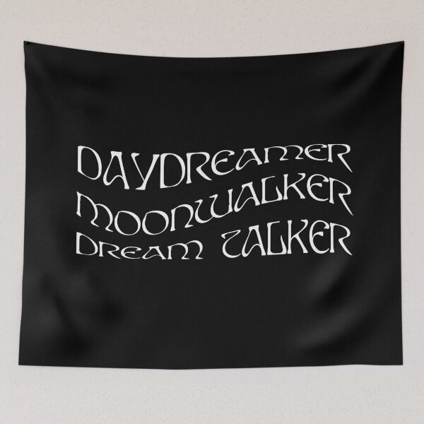 Item preview, AURORA Daydreamer Moonwalker Dream Talker - white text designed and sold by incloudines.