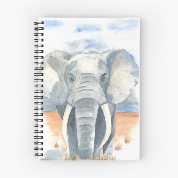Item preview, Watercolour Elephant from Kenia watercolor animal print wild life designed and sold by Yarlseri.