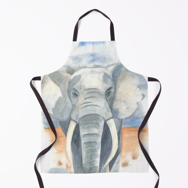 Item preview, Watercolour Elephant from Kenia watercolor animal print wild life designed and sold by Yarlseri.
