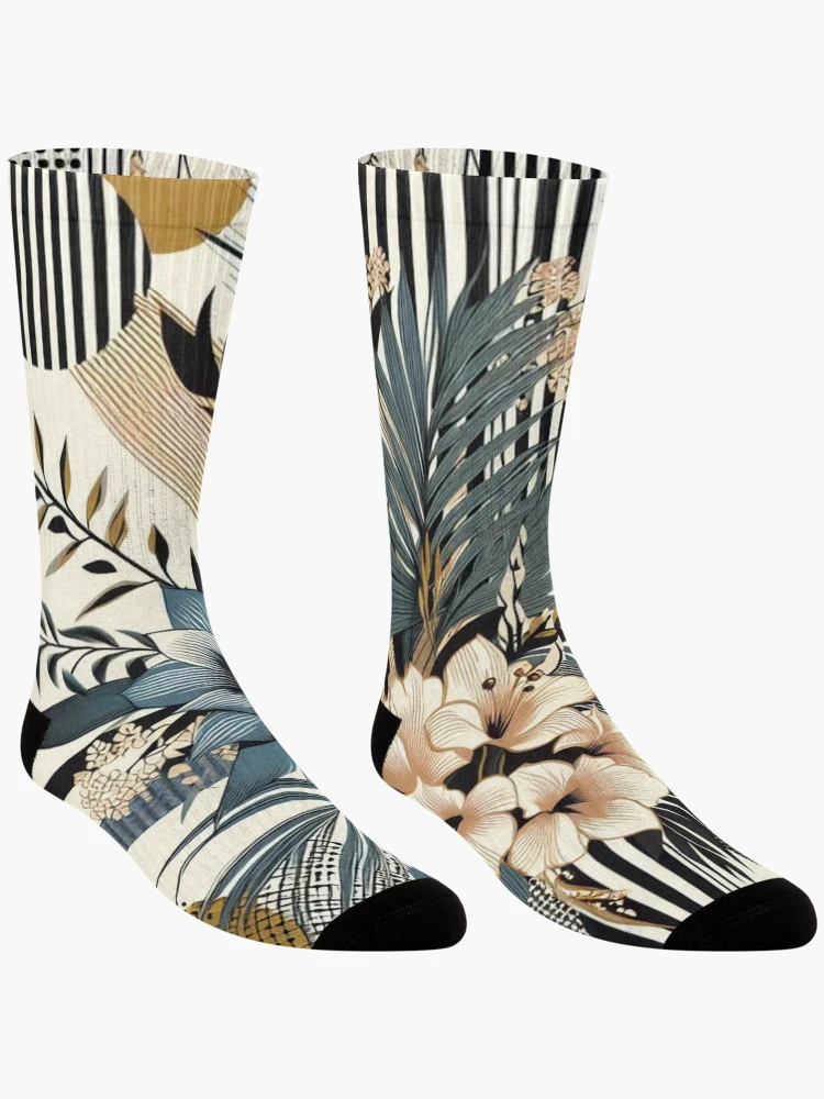 Thumbnail 3 of 5, Socks, Floral Patterns designed and sold by Rui Fernandes.