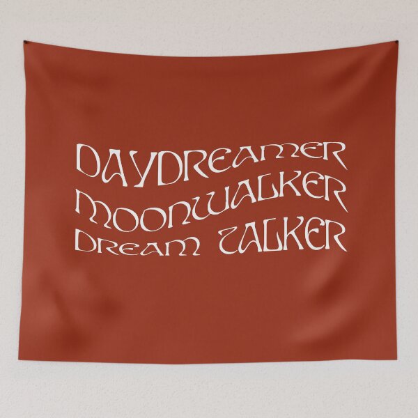 Item preview, AURORA Daydreamer Moonwalker Dream Talker - white text album background designed and sold by incloudines.