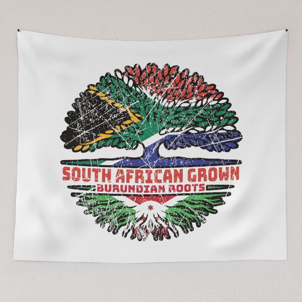 Item preview, Burundi Burundian South African South Africa Tree Roots Flag designed and sold by FlagX.