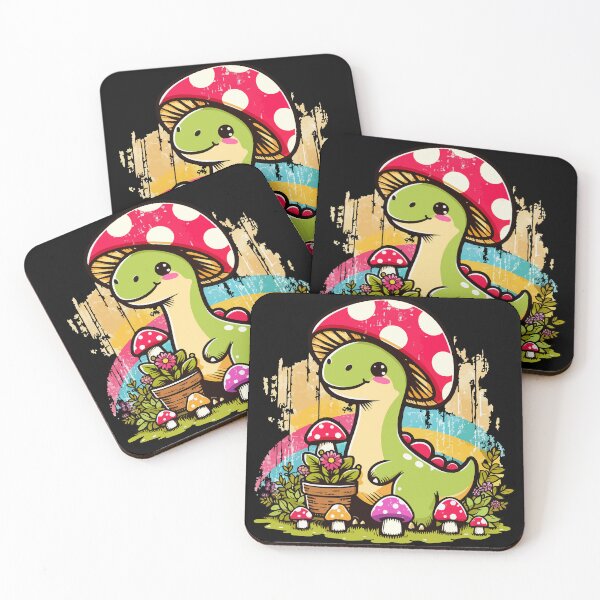 Item preview, Kawaii Dinosaur Brontosaurus Simple Mushroom Hat 8 designed and sold by TomFrontierArt.