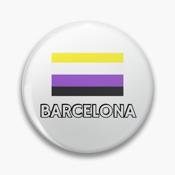 Item preview, Non Binary Pride Flag Barcelona designed and sold by Inspirationmotivation.
