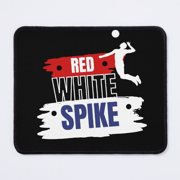 Item preview, Red White Spike American Volleyball designed and sold by WiredToShine.