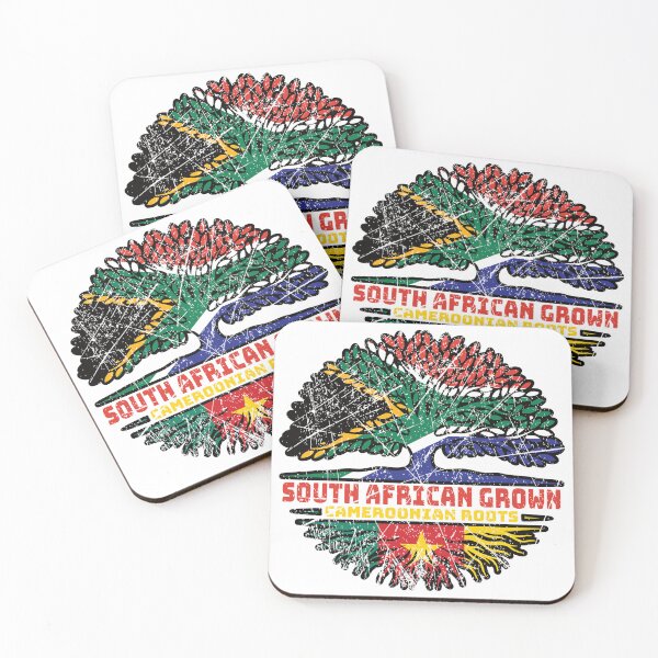 Item preview, Cameroon Cameroonian South African South Africa Tree Roots Flag designed and sold by FlagX.