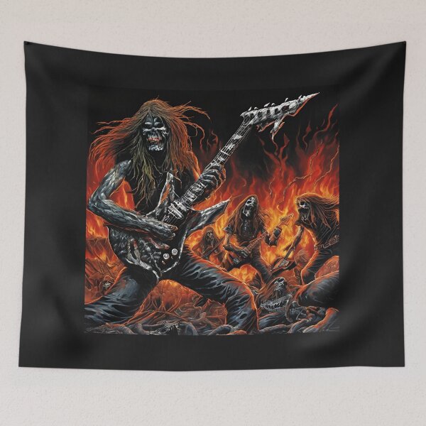 Item preview, Violent Storms of Metal Destruction designed and sold by MetalRockMusic.
