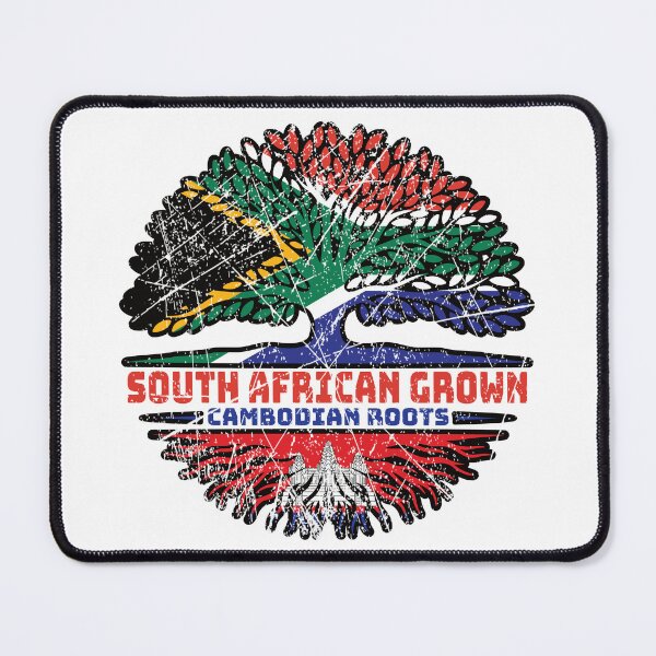Item preview, Cambodian Cambodia South African South Africa Tree Roots Flag designed and sold by FlagX.