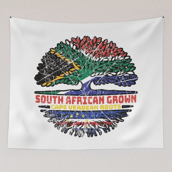 Item preview, Cape Verde South African South Africa Tree Roots Flag designed and sold by FlagX.