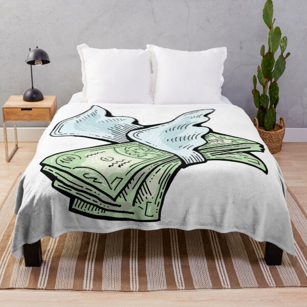 Item preview, Big money flying to you for wealth and prosperity designed and sold by RukkiZukkiArt.