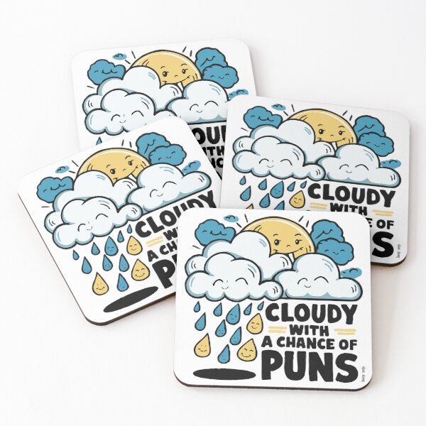 Item preview, Cloudy with a Chance of Puns Funny Dad Joke designed and sold by Lion G.