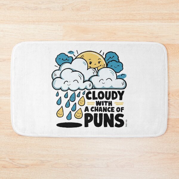 Item preview, Cloudy with a Chance of Puns Funny Dad Joke designed and sold by Lion G.